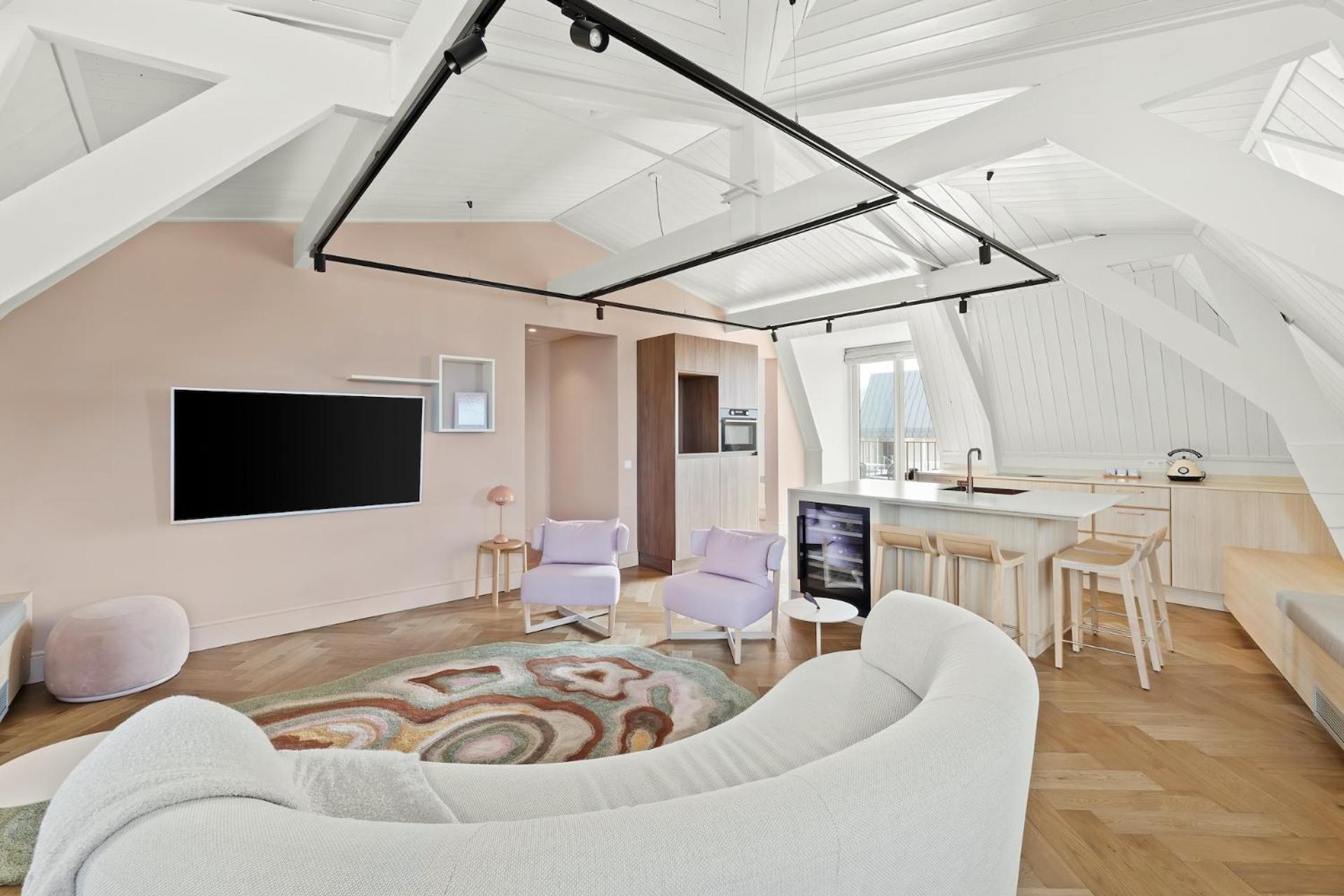 Penthouse mit Dachterrasse und Sauna