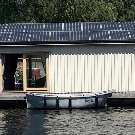 B&Boathouse Amsterdam With Bikes And Motorboat-3